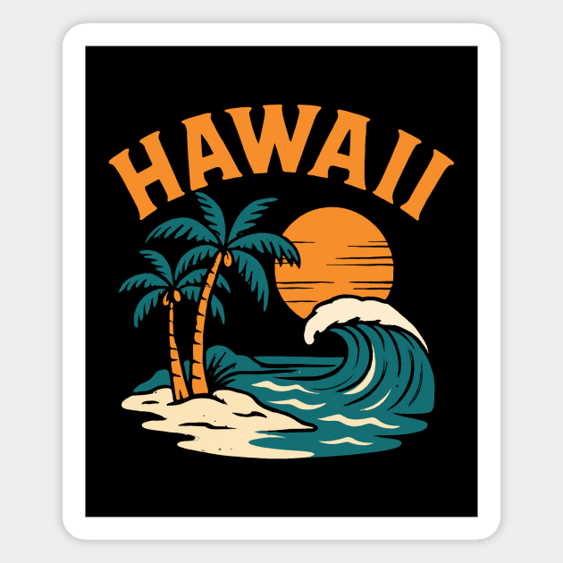 Hawaii Magnet by CreativeSage